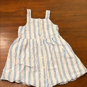 Crewcuts Blue and White Striped Casual Dress